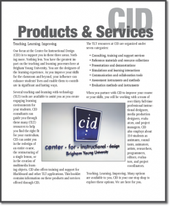 CID Brochure page 1